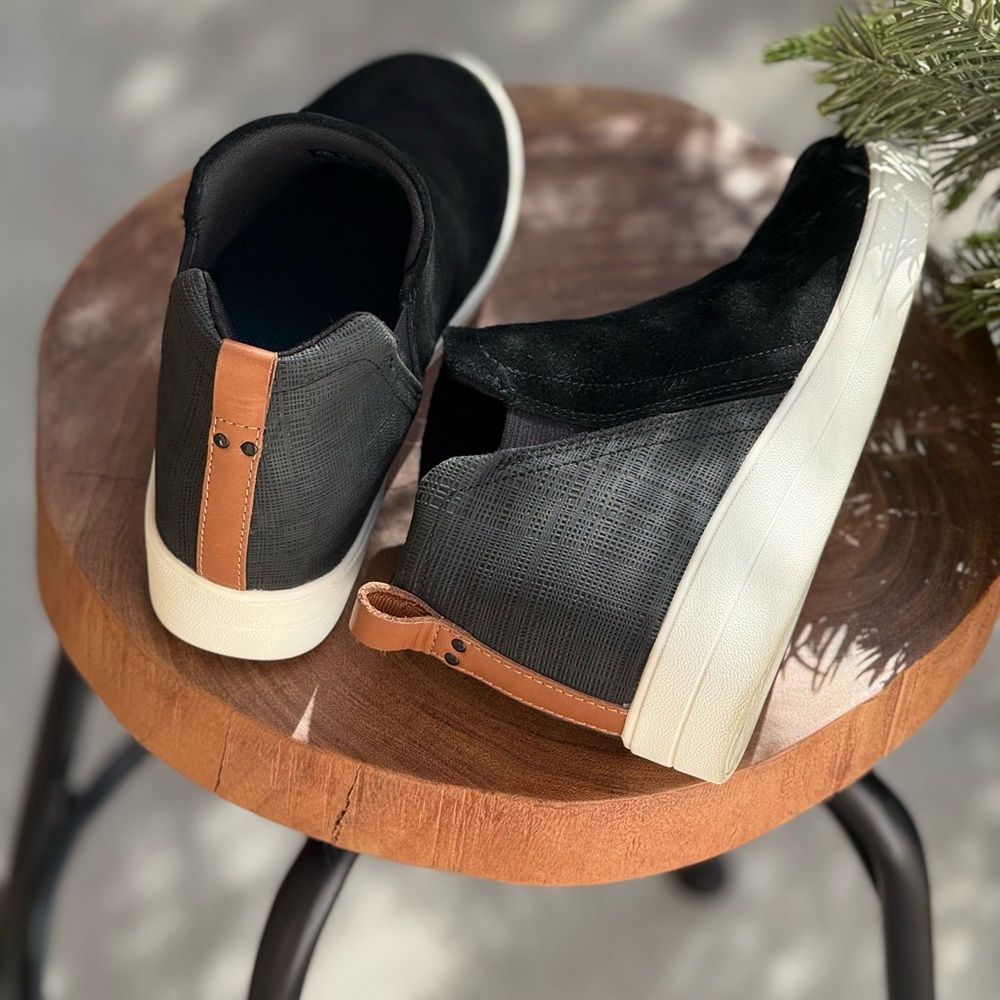 Ryka Suede Platform High Top Sneakers